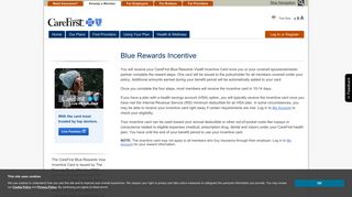 Blue Rewards Incentive | CareFirst BlueCross BlueShield