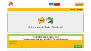 MyBOBTeam.com - Online practice for Battle of the Books!