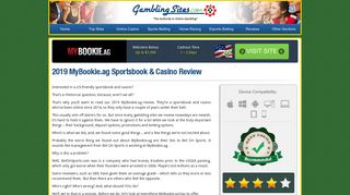 MyBookie.ag Review for 2019 - A Trustworthy Site for US Gamblers?