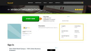 Welcome to Mybrightweb.brighthorizons.com - Sign In