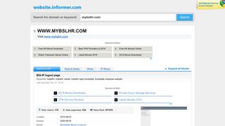 mybslhr.com at WI. BIG-IP logout page - Website Informer