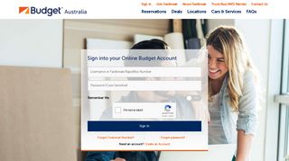 Login to view your Budget Fastbreak Profile | Budget Australia