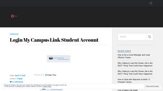 Login My Campus Link Student Account – 88Born