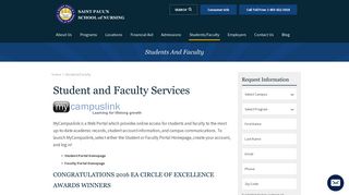 Student & Faculty Services | St. Paul's School of Nursing