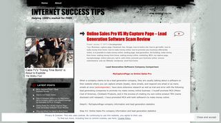 Online Sales Pro VS My Capture Page – Lead Generation Software ...