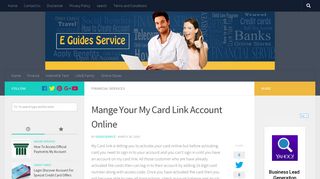 www.mycardlink.com - Mange Your My Card Link Account Online
