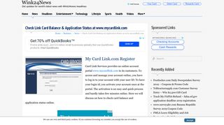 Check Link Card Balance & Application Status at www.mycardlink.com ...