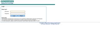 Gundersen Lutheran Login - Gundersen Health System