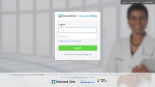 Log In - Cleveland Clinic Express Care Online