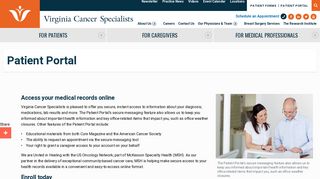 Patient Portal - Virginia Cancer Specialists
