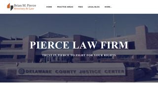 Client Login Page for MYCASE - Brian M. Pierce, Attorney at Law