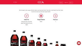 Coca-Cola Zero | myCCA