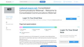 Access webmail.mycci.net. Consolidated Communications Webmail ...