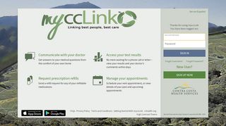 myccLink - Login Page - FreeTemplateSpot