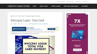 Myccpay Login- Visa Card - Credits Cards Guide