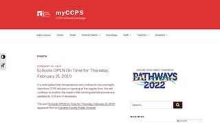 myCCPS - Caroline County Public Schools