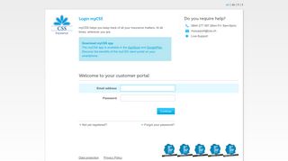 your customer portal - Login | myCSS client portal