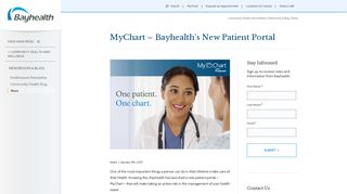 MyChart – Bayhealth's New Patient Portal