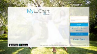 Terms and Conditions - MyChart - Login Page - Bayhealth