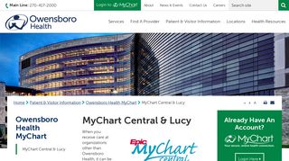 MyChart Central & Lucy - Owensboro Health