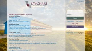 FAQs - MyChart