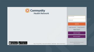 MyChart - Login Page - Community Health Network