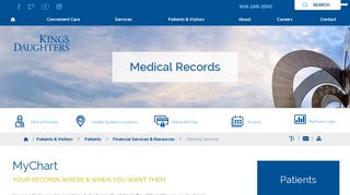 Medical Records | King's Daughters Health System