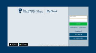 MyChart - Login Page - The University of Kansas Health System