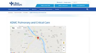 KDMC Pulmonary and Critical Care | Ashland, KY | Bon Secours ...