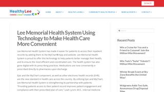 Lee Memorial Health System Using Technology to Make Health Care ...