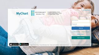 Terms and Conditions - MyChart - Login Page