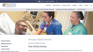Personal Health Record - Maricopa Integrated Health System
