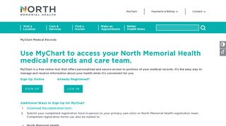 MyChart Medical Records - North Memorial Health