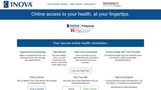 MyChart Patient Portal - Inova