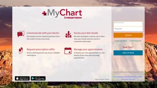 MyChart - Your secure online health connection - MyChart - Login Page