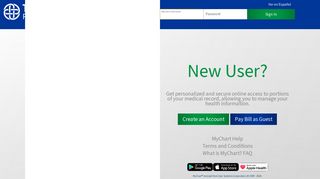 MyChart - Your secure online health connection - MyChart - Login Page