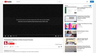 Presbyterian MyChart | Online Account Access - YouTube