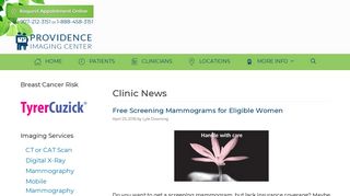 Clinic News Archives - Page 4 of 4 - Providence Imaging Center