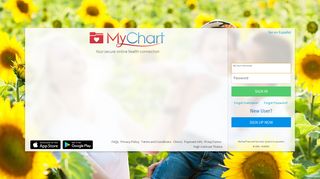 Clinics - MyChart - Login Page