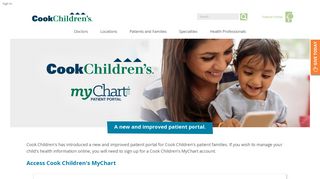 Cook Children's MyChart Patient Portal | Cook Children's