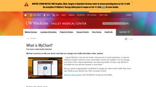 Valley Medical Center | MyChart