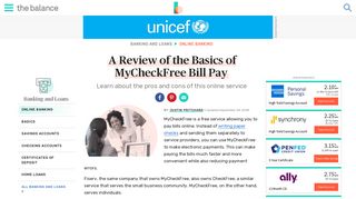 MyCheckFree Bill Pay Service: The Basics - The Balance