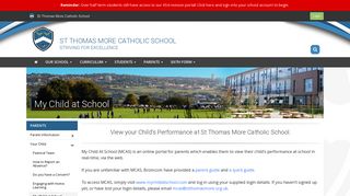 My Child at School | St Thomas More Catholic School
