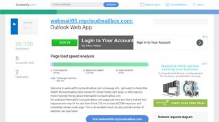 Access webmail05.mycloudmailbox.com. Outlook Web App