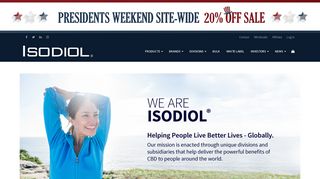 Isodiol: High Quality CBD Products - Global Hemp Leader