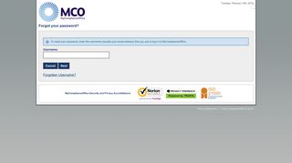 Forgot your password? - MyComplianceOffice