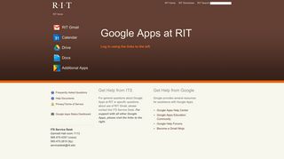 Google Apps at RIT
