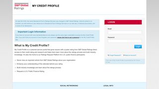 My Credit Profile: signin