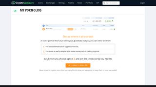Manage and track your cryptocurrency portfolio | CryptoCompare.com
