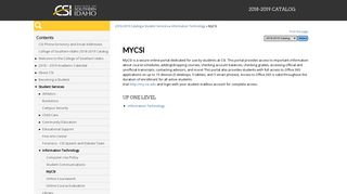 College of Southern Idaho - MyCSI - CSI Catalog - SmartCatalog